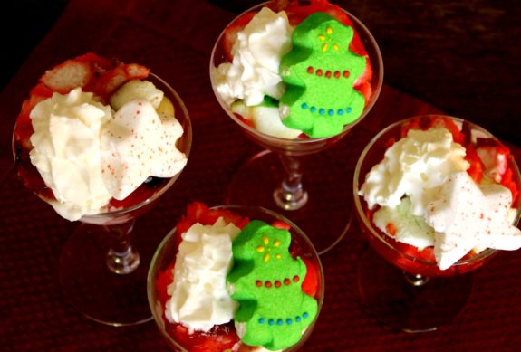 Christmas Desserts, Christmas Peeps Recipe, Angel Food cake, Christmas Recipes, Christmas Treats