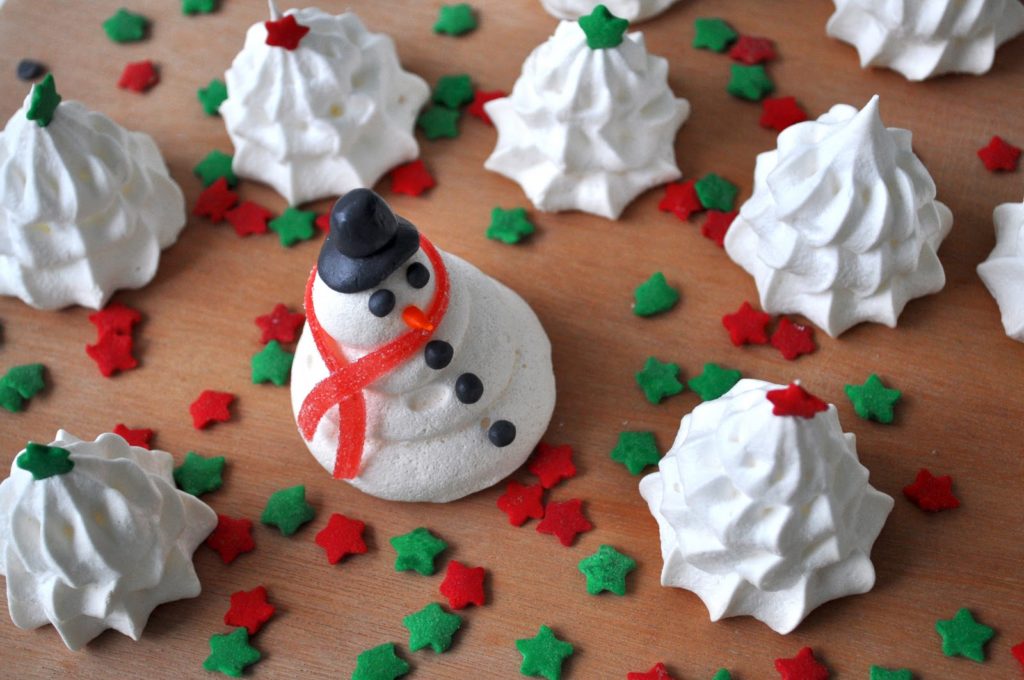 Meringue Snowman, Meringue , Christmas Decorating Ideas, Christmas Recipe